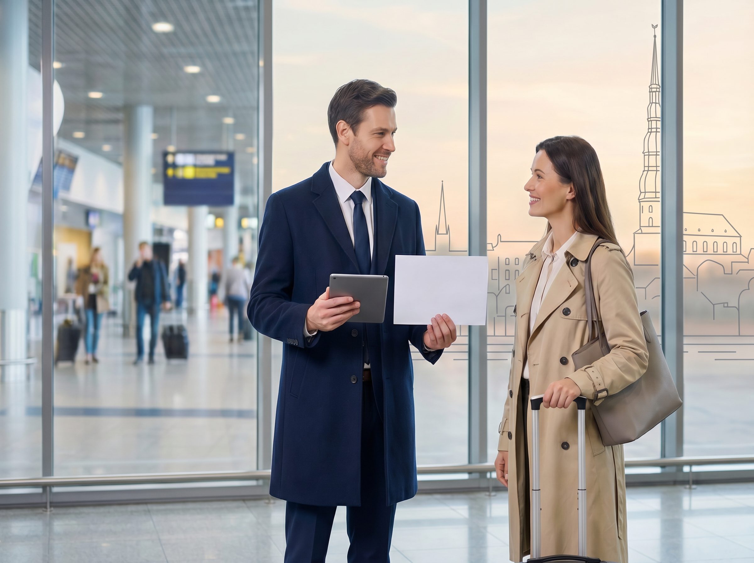 Встреча в аэропорту Риги RIX