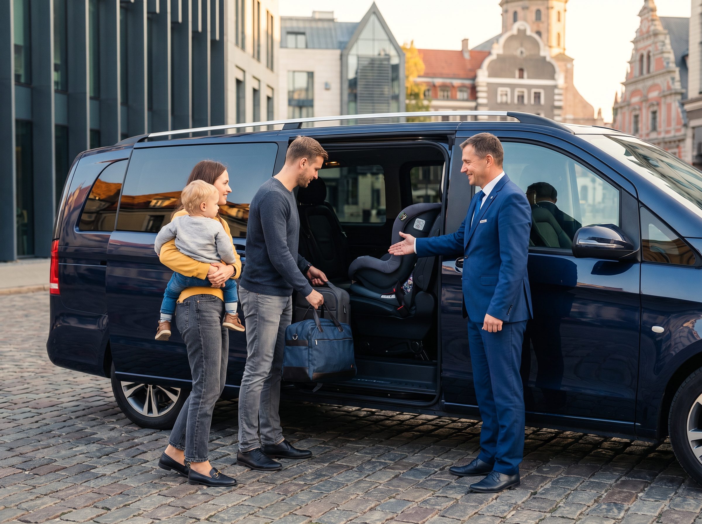 Семейный трансфер с детским креслом